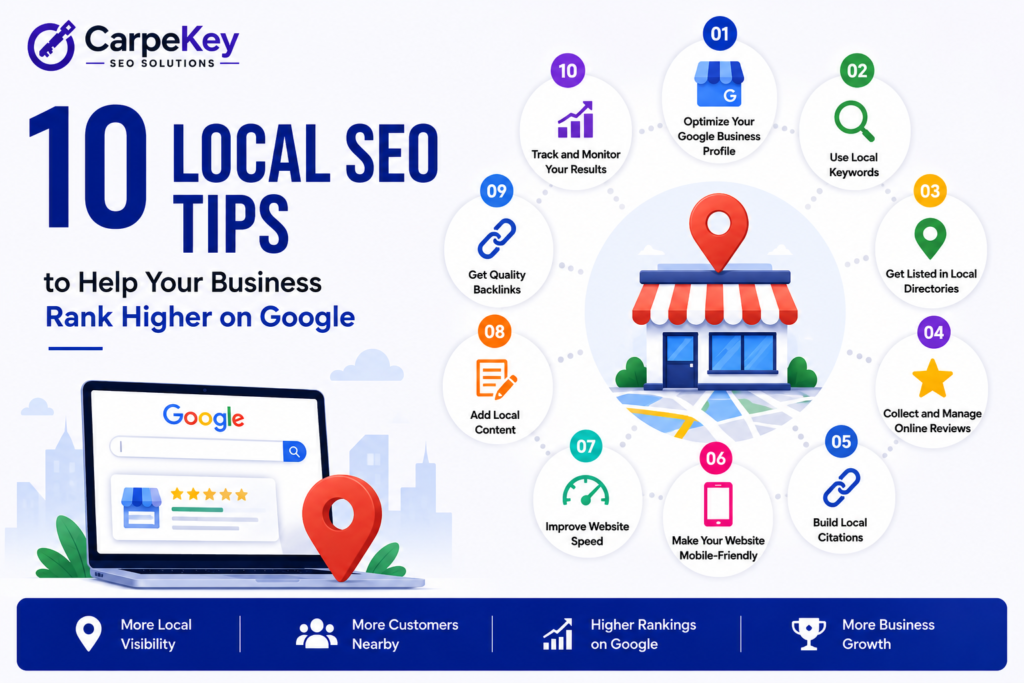10 Local SEO tips to help your business rank higher on Google